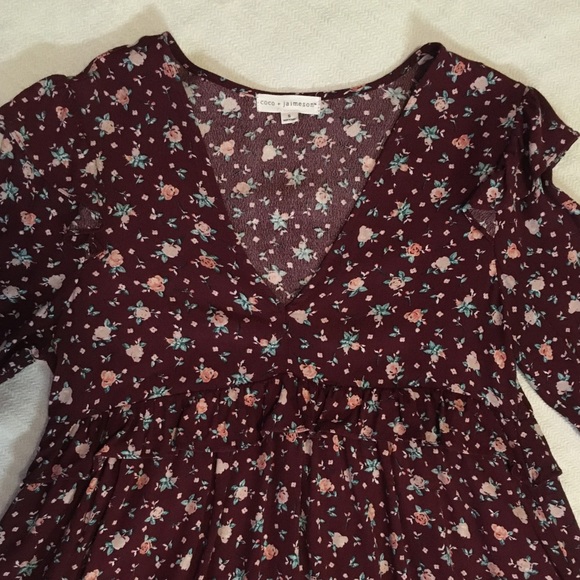 Fall Floral Prairie Dress - Picture 2 of 7